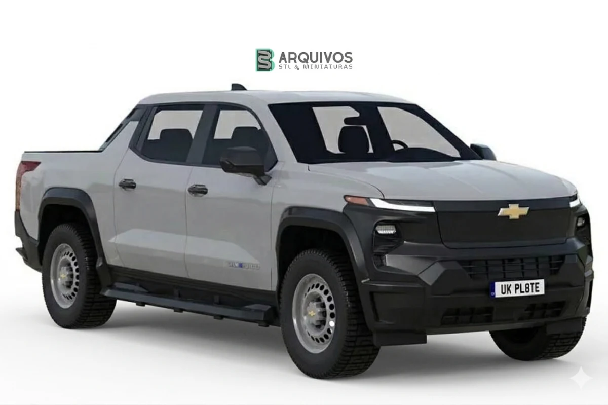 Modelo 3D STL - Chevrolet Silverado EV WT — foto 4